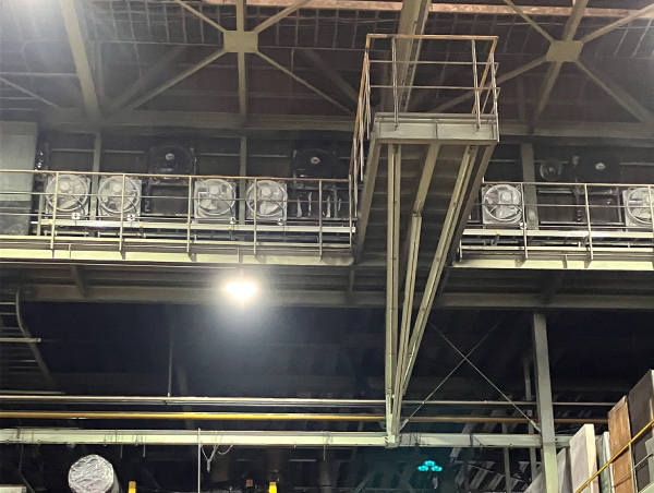 暑熱対策（建屋冷風循環）